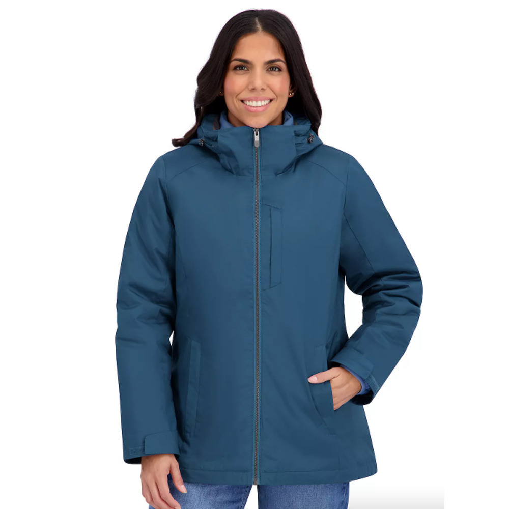 ZeroXposur Deonna 3-in-1 Jacket Women Hooded Winter Coat Blue NWT M